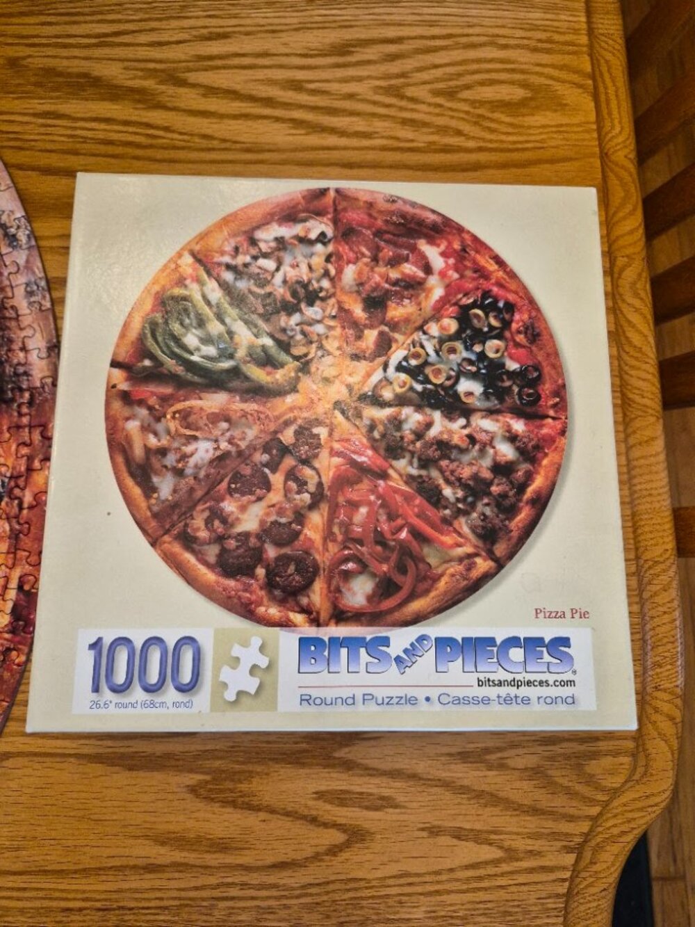 1000 Piece Jigsaw Puzzle-Pizza Pie